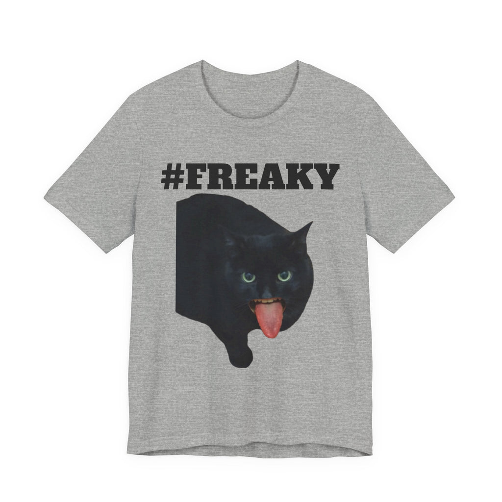 #FREAKY Black Cat T-Shirt – Funny TUFF Tee Shirt