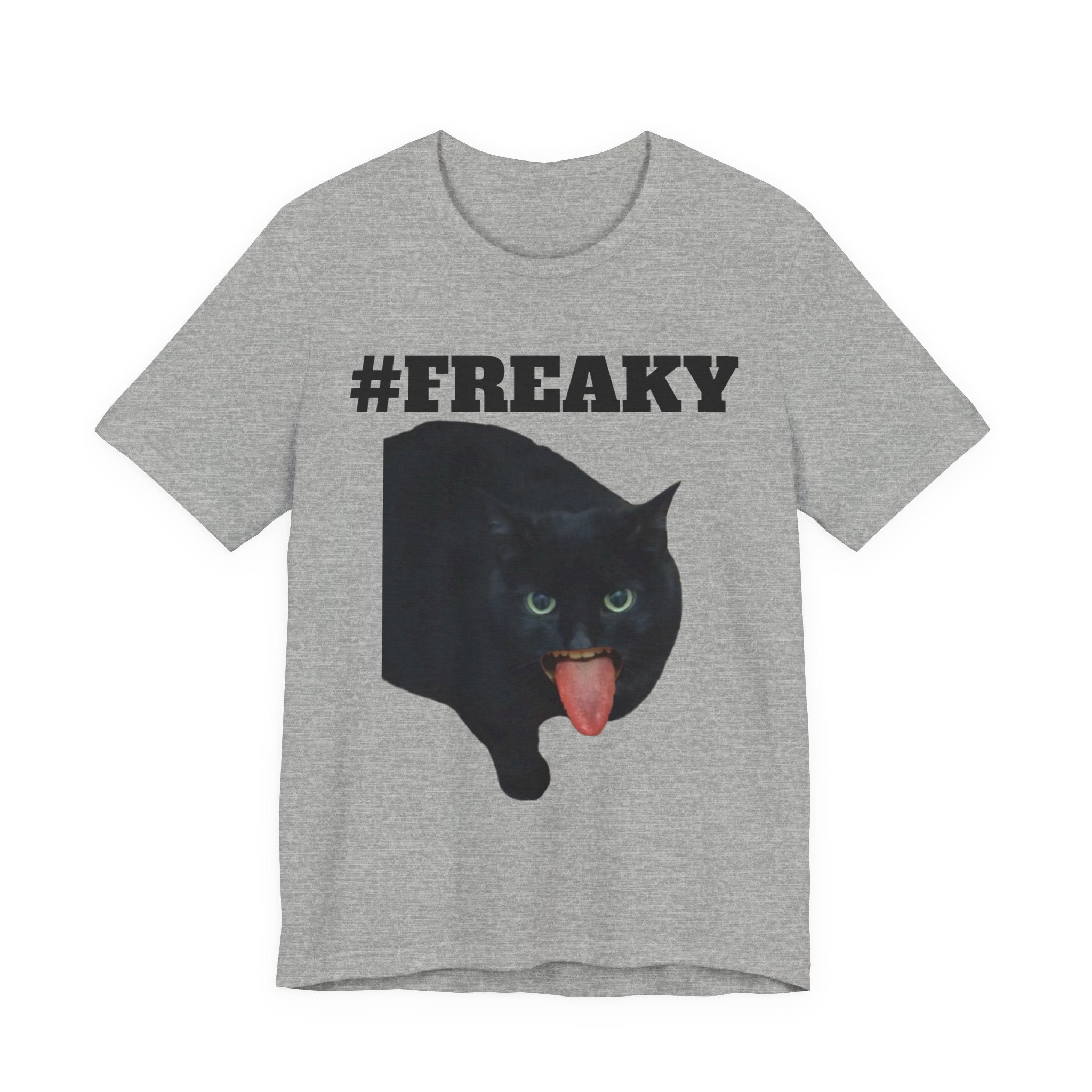 #FREAKY Black Cat T-Shirt – Funny TUFF Tee Shirt