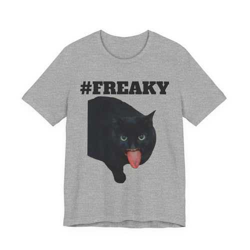 #FREAKY Black Cat T-Shirt – Funny TUFF Tee Shirt