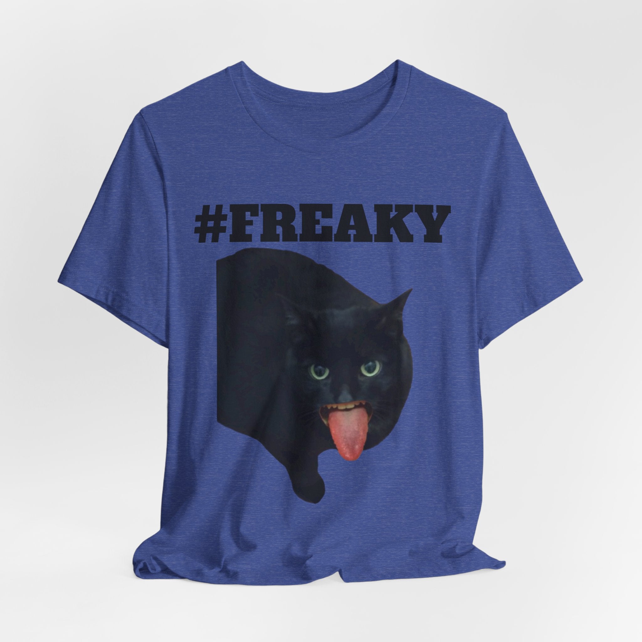 #FREAKY Black Cat T-Shirt – Funny TUFF Tee Shirt