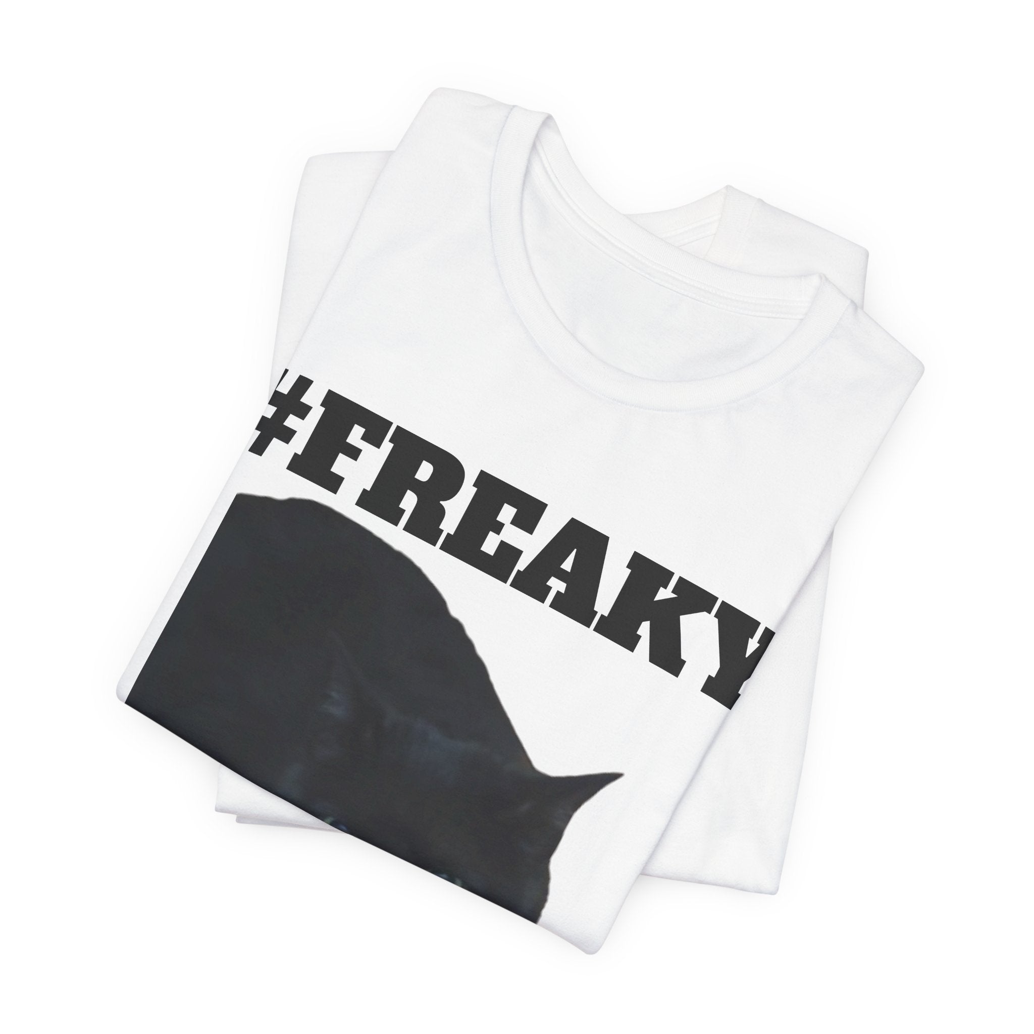 #FREAKY Black Cat T-Shirt – Funny TUFF Tee Shirt