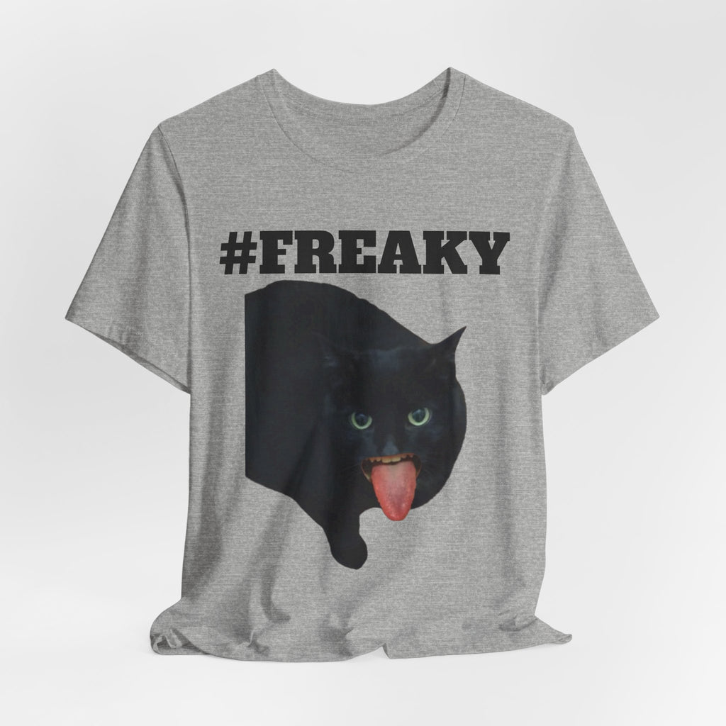 #FREAKY Black Cat T-Shirt – Funny TUFF Tee Shirt